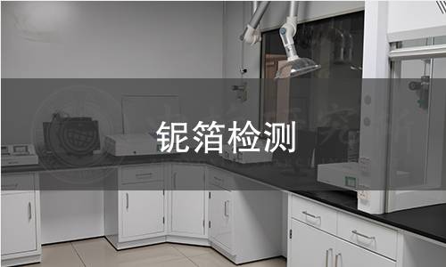 鈮箔檢測(cè)
