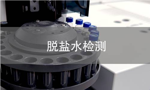 脫鹽水檢測
