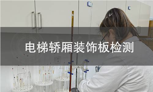 電梯轎廂裝飾板檢測(cè)