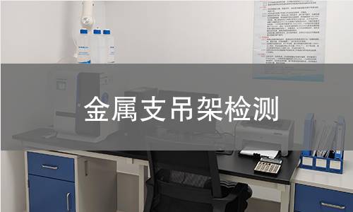 金屬支吊架檢測(cè)