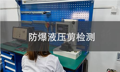 防爆液壓剪檢測