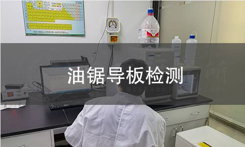 油鋸導(dǎo)板檢測