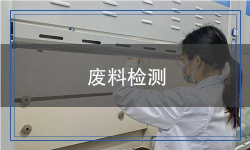 廢料檢測(cè)