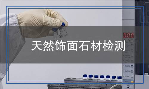 天然飾面石材檢測(cè)